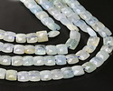Aquamarine (A) Microfaceted Square 8mm
