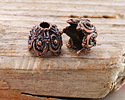 Mykonos Antique Copper (plated) Beaded Chandelier Bead Cap 11x14mm