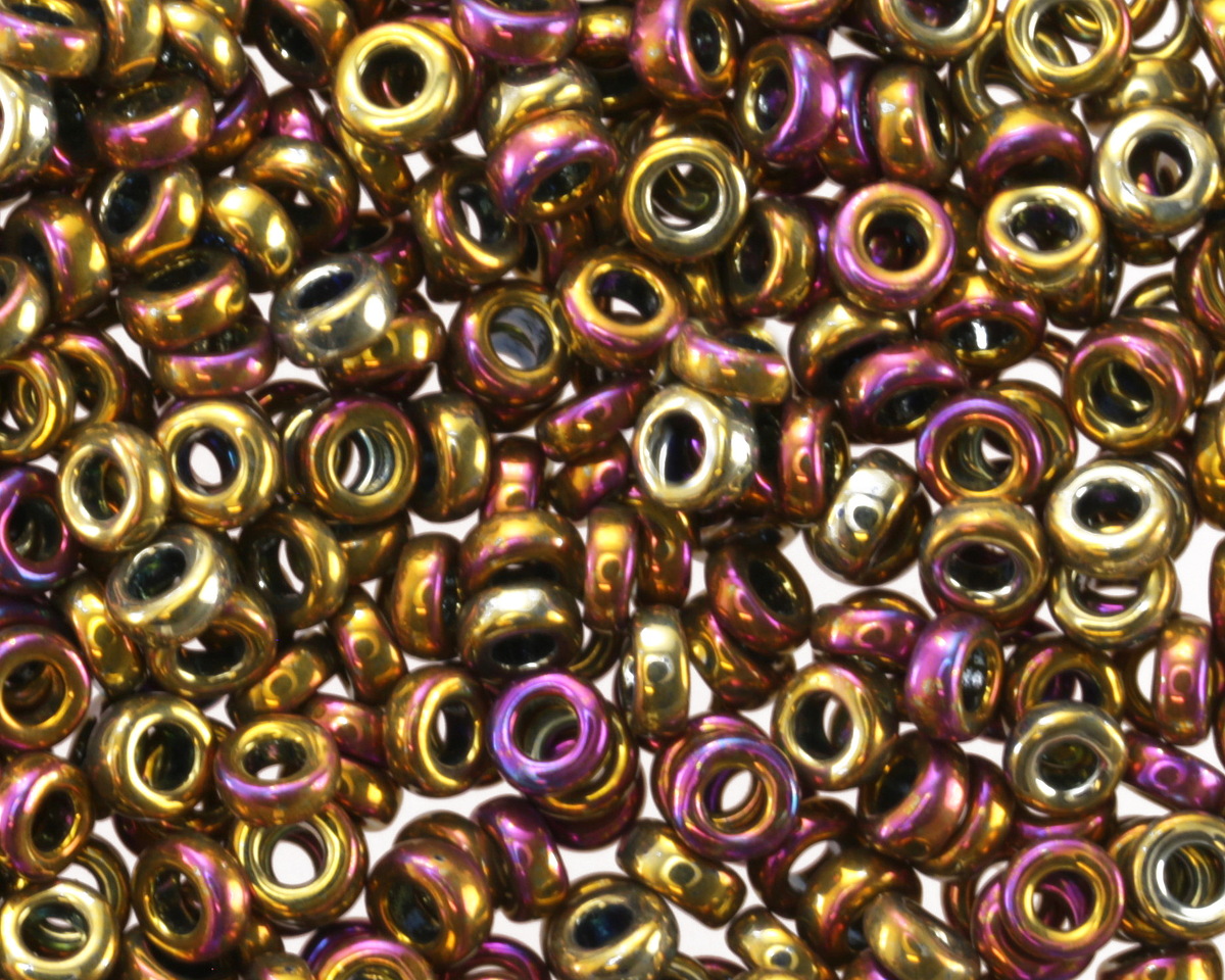 Miyuki Metallic Purple Gold Iris Spacer Bead 2.2mm