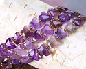Amethyst Microfaceted Butterfly 8x10mm