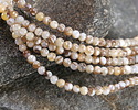 Natural Mussel Shell Mother of Pearl Round 3mm