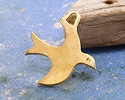 Mykonos Gold (plated) Escher Bird Focal 43x35mm