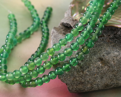 Green Agate Round 6mm