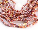 Pectin Shell Colorful Wavy Heishi 1-2x5mm