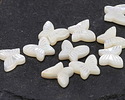Mother of Pearl Carved Butterfly Focal Bead 8x10mm