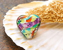 Grace Lampwork Surprise Party Heart 19-20mm