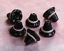 Witch's Hat Lampwork Glass Focal Bead 17-18x14.5-15mm