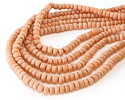Java Glass Apricot Graduated Gooseberry Beads 3-6x4-6mm