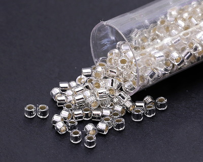 Miyuki Delica Silver Lined Crystal (DMB0041) 10/0 Seed Bead