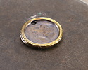 Mykonos Antique Brass (plated) Sun Coin Focal 22mm