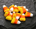 Candy Corn Lampwork Glass Focal Bead 11-12x16-27mm