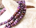 Purple Crazy Lace Agate Rondelle 4x6mm