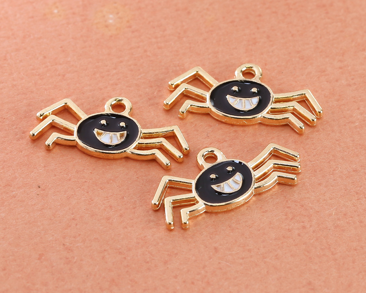 Enamel Spider Focal 10x21mm