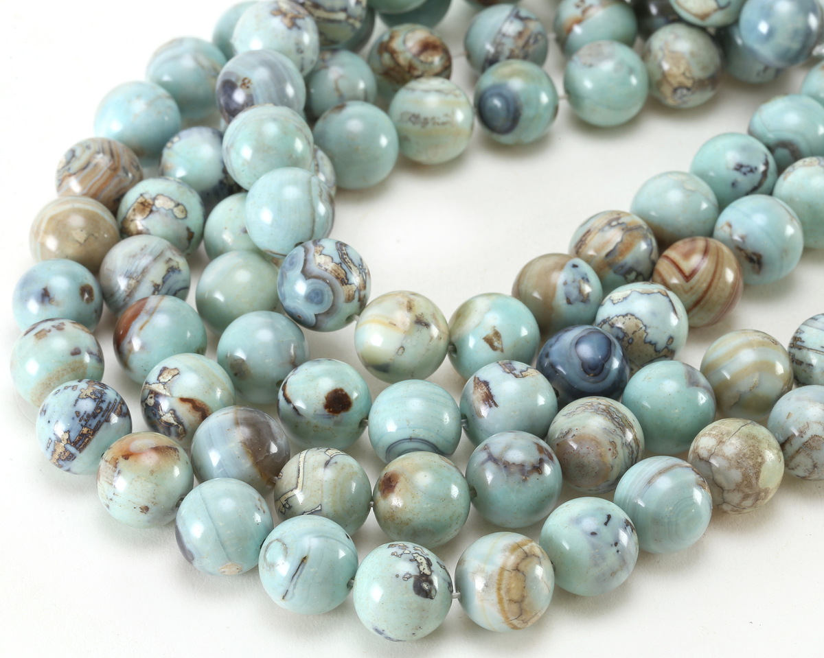Aqua Terra Agate Round 14mm