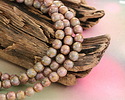 Czech Glass Luster Opaque Gold/Smoky Topaz Round 6mm