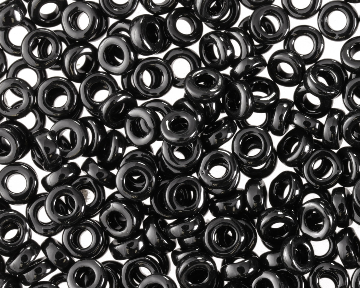 Miyuki Black Spacer Bead 3mm - 250 gram Package