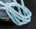 Sky Blue Agate (light) Faceted Rondelle 2x4mm