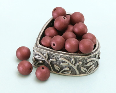 Czech Glass ColorTrends: Crushed Berry Round 6mm