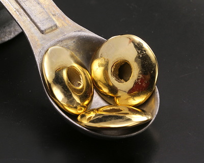 Mykonos Metalized Ceramic Gold Washer 20-21mm