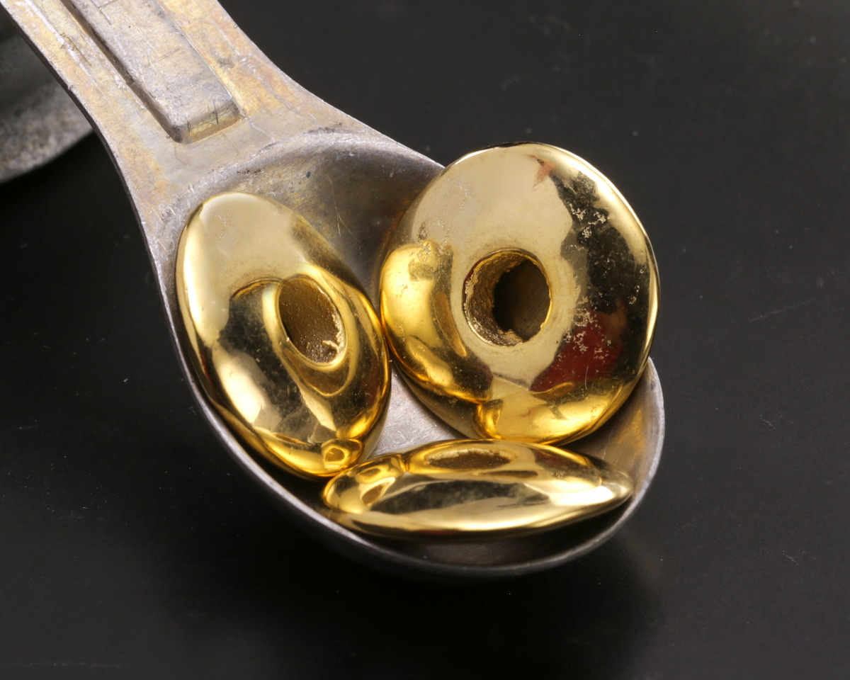 Mykonos Metalized Ceramic Gold Washer 20-21mm