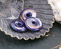 Mykonos Ceramic Iridescent Cobalt Washer 3x13mm