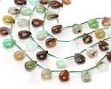 Australian Chrysoprase Puff Teardrop 10x14mm
