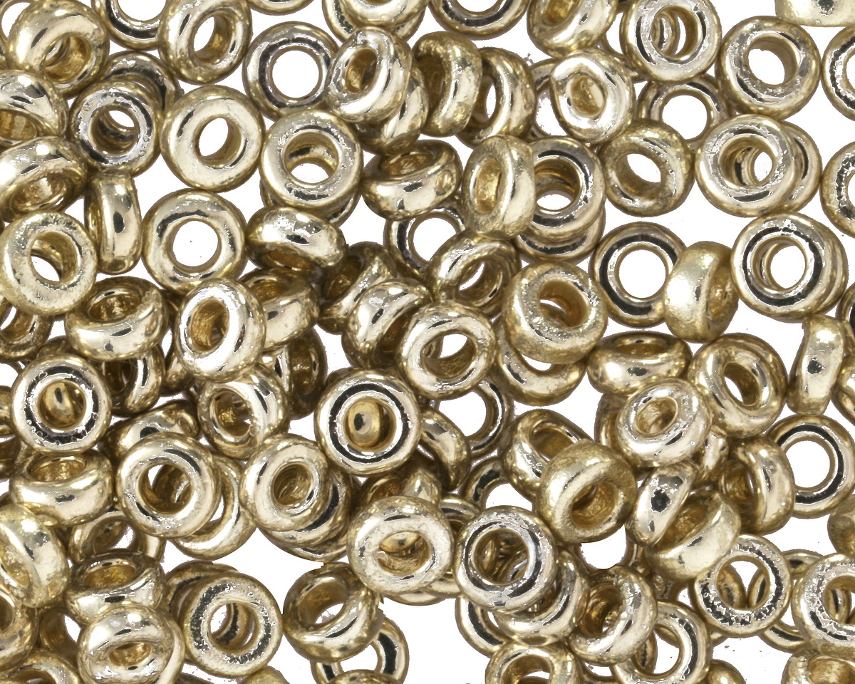 Miyuki Duracoat Galvanized Silver Spacer Bead 3mm - 250 gram Package