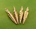 24K Gold (plated) Carrot Focal 6x30mm