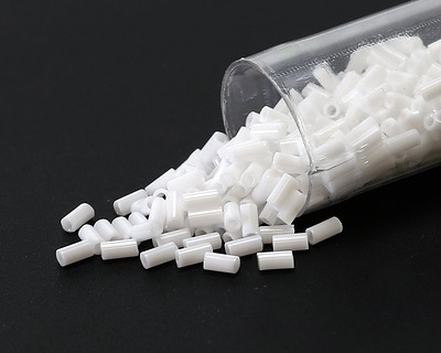 Miyuki Opaque White Bugle Bead 3mm