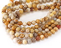 Indonesian Fossil Coral Round 6mm