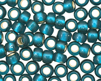 TOHO Teal (with Frosted Silver Lining) Round 8/0 Seed Bead