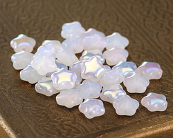 Preciosa Crystal Flat Back White Opal AB and White Opal main image 1