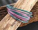 Forest Splash Round Leather Cord 1.5mm