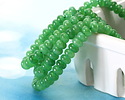 Apple Green Agate Rondelle 5x8mm