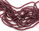 Garnet Faceted Rondelle 3x4mm