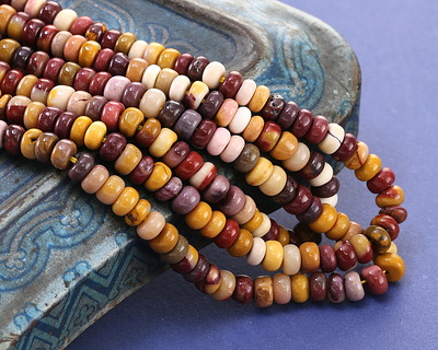 Mookaite Rondelle 2x4mm