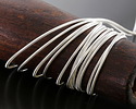 Beadalon Silver (plated) French Wire, 0.70mm, 1m/3.28ft