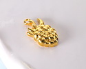 24K Gold (plated) Enameled Blackberry Focal 10x21mm