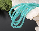 Peruvian Amazonite (AAA) Diamond Cut Faceted Round 3-3.5mm