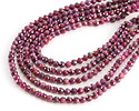 Ruby Faceted Round 4mm