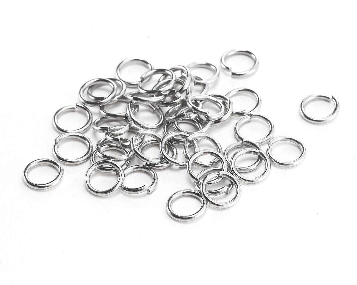 Stainless Steel Jump Ring 7mm, 18 gauge