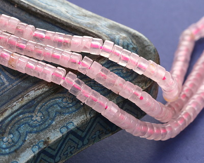 Rose Quartz Heishi 2x4mm