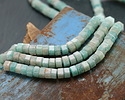 Brazil Amazonite Microfaceted Heishi 3x6mm