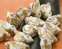 Czech Glass White w/ Gold Wash Bird 11x22mm
