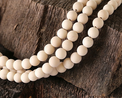 River Stone (Matte) Round 6mm