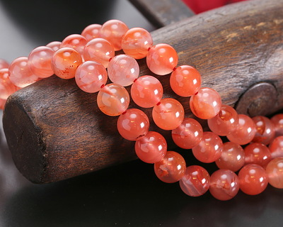 Nanhong Agate (Southern Red Agate) Round 8mm