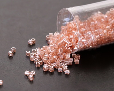 Miyuki Delica Shell Pink Luster (DBS0106-1) 15/0 Seed Bead