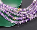 Ametrine (AA) Microfaceted Miracle Cube 3mm