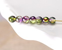 Czech Glass African Violet Druk 4mm