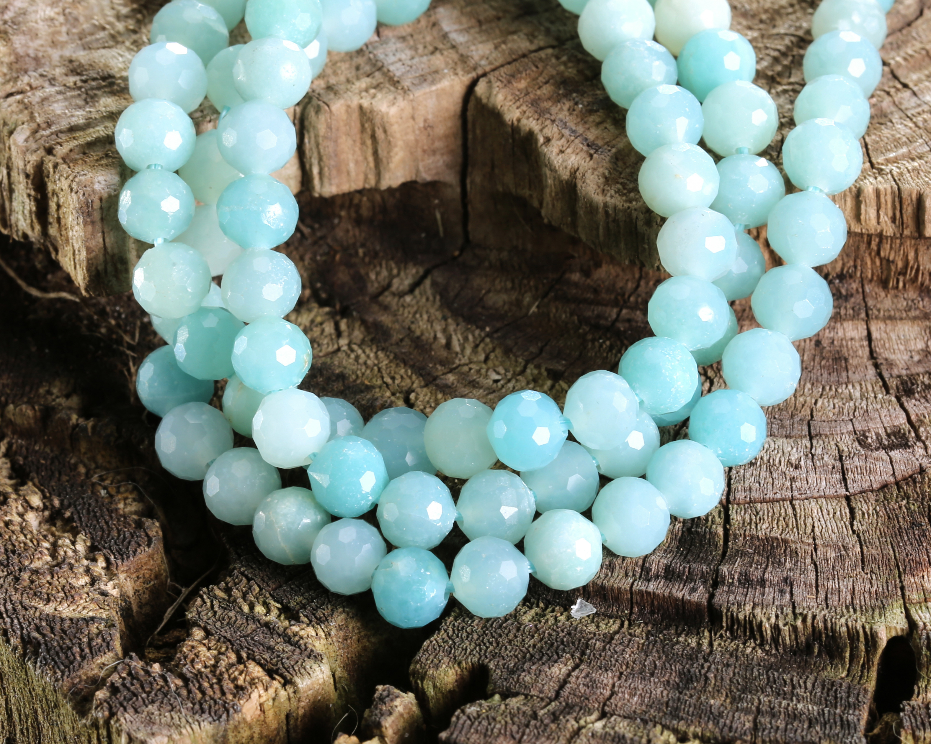 Perles En Amazonite 6mm - Lot De 120 Pièces - Neuf - Livraison Offerte